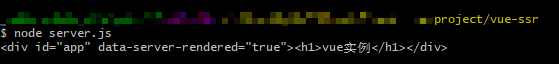 vue ssr
